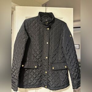 Ralph Lauren Diamond-Quilted Mockneck Jacket